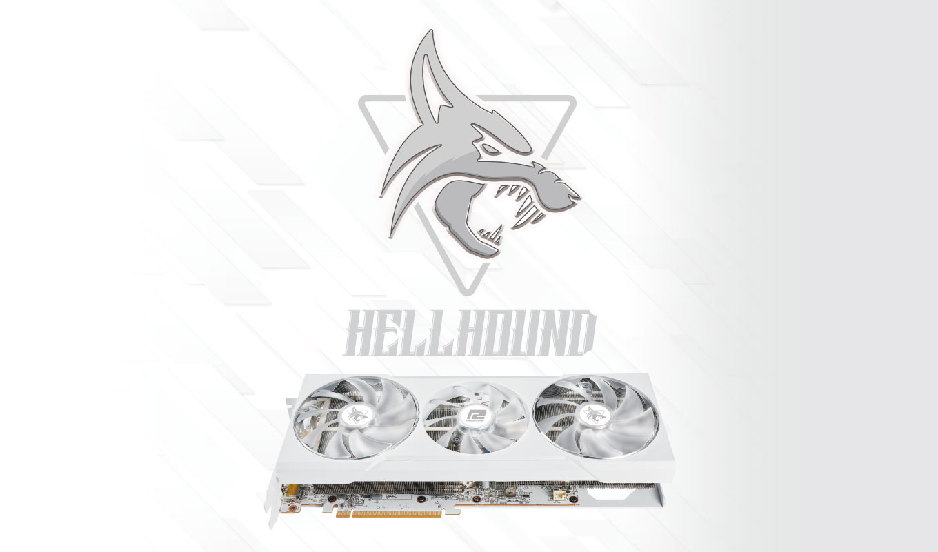 Hellhound Spectral White AMD Radeon™ RX 6700 XT 12GB GDDR6